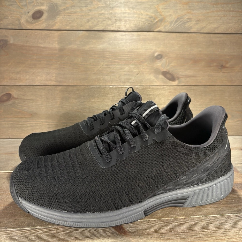 orthofeet yari mens size 13 shoes black comfort orthopedic walking sneakers